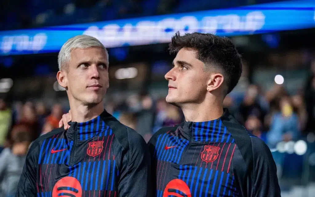 Dani Olmo and Pau Victor 