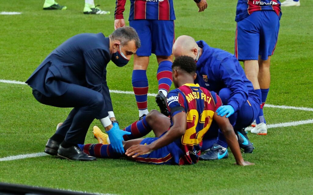 Ansu Fati injury