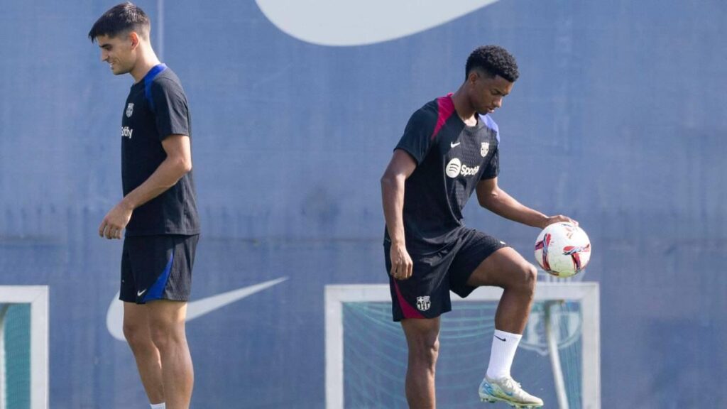 Gerard Martin and Alejandro Balde
